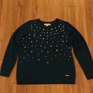 Michael Kors Silver Studded Pullover